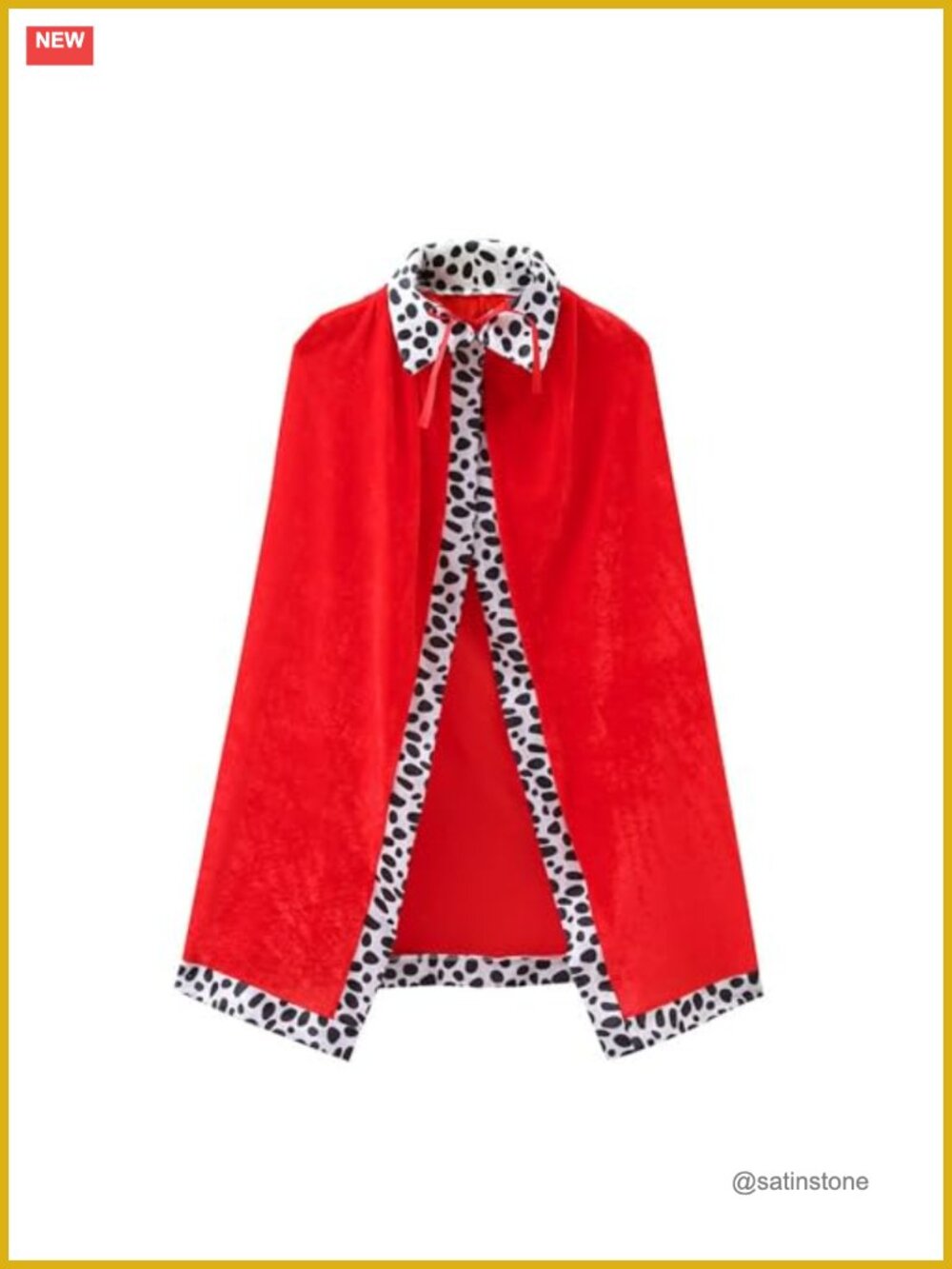 Medieval King Queen Cape Robe Coronation Cloak Halloween Costume Accessory Adult